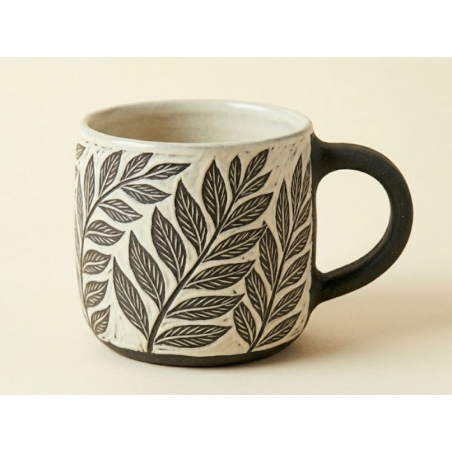 Kubek Botanical Sgraffito