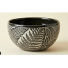 Miska Sgraffito Leaf